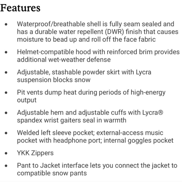 Armada Floral Gypsum Ski Waterproof Snowboard Jacket sz L Hooded - Picture 2 of 16